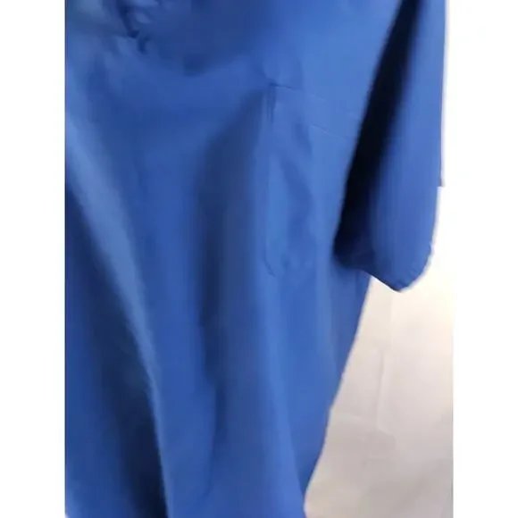 Fashion Seal Healthcare Women's Scrub Top Size x Large Regular Navy Blue - Picture 3 of 7